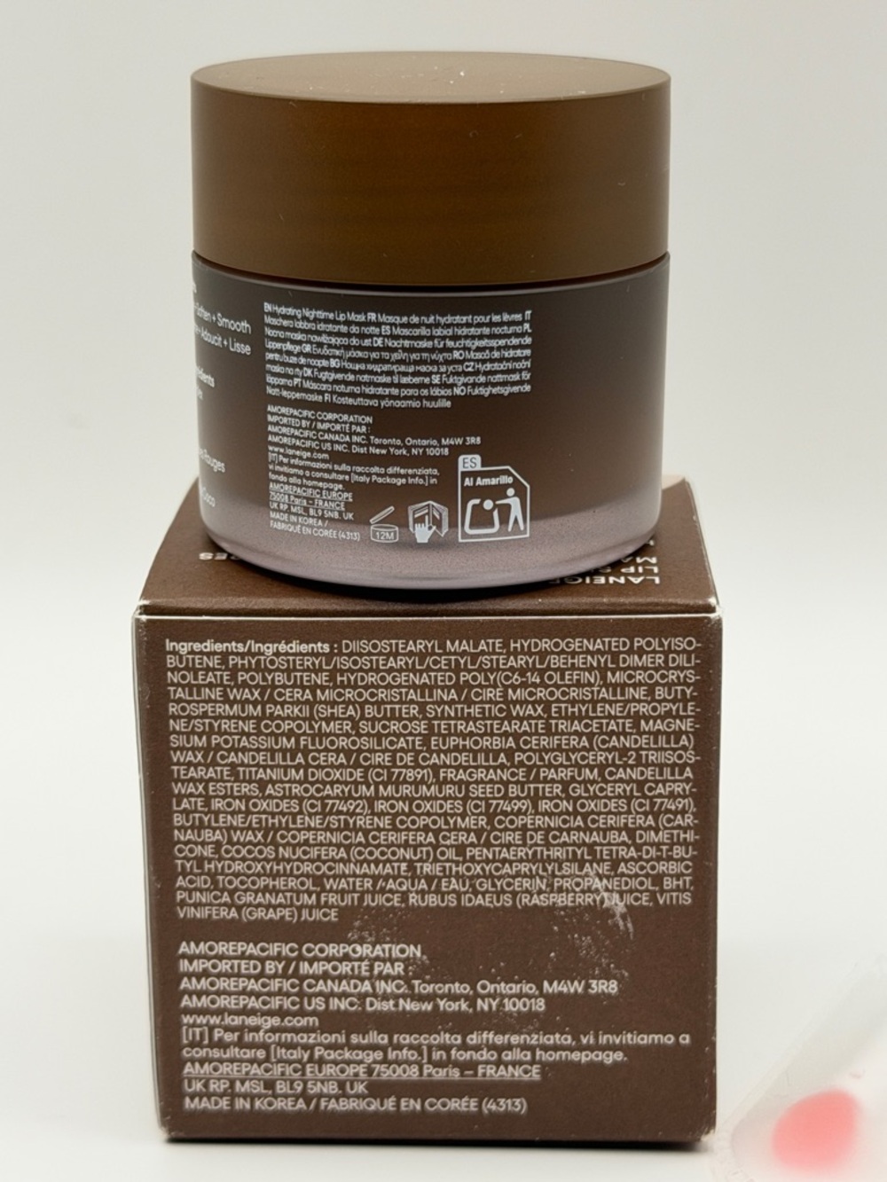 LANEIGE Lip Sleeping Mask HOT COCOA w/Applicator F/S 0.70 Oz. NEW IN BOX! - Picture 13 of 15